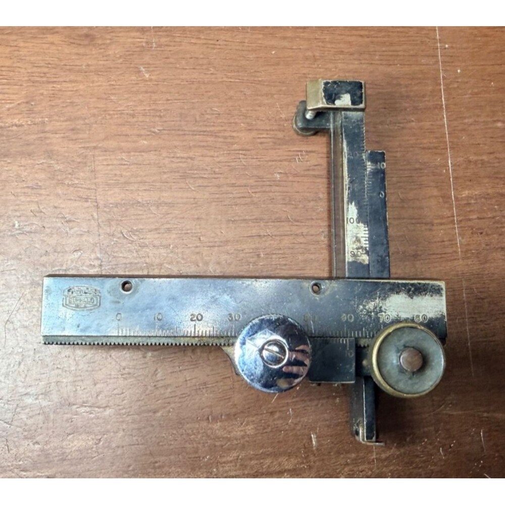 Vintage Spencer Mechanical Stage Microscope Accessory for Biological Laboratory